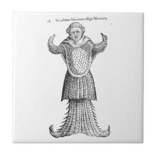Mittelalterlicher Monkfish Fliese