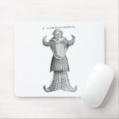 Mittelalterlicher Monkfish Mousepad (Mit Mouse)