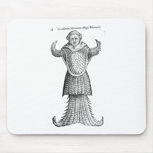 Mittelalterlicher Monkfish Mousepad (Vorne)