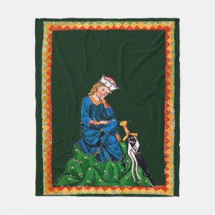 Mittelalterlicher Prinz Blanket Fleecedecke