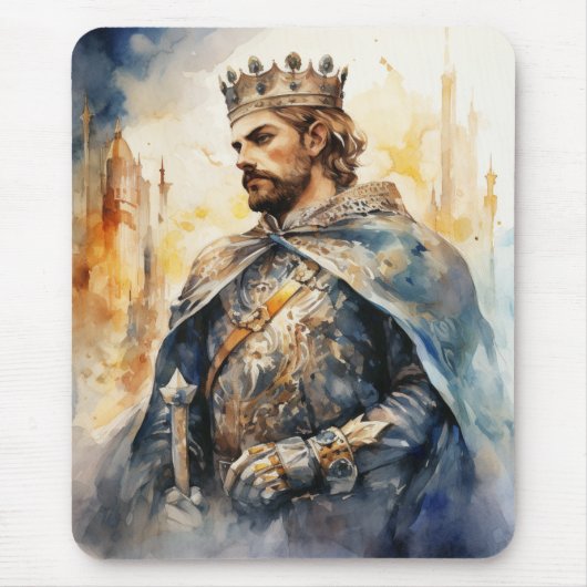 Mittelalterlicher Prinz Mousepad (Vorne)
