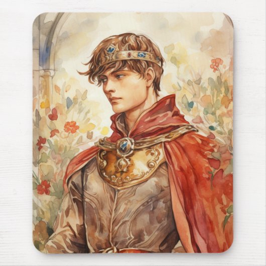 Mittelalterlicher Prinz Mousepad (Vorne)