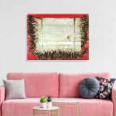 Mittelalterlicher Protestbrief aus dem Bohemischen Leinwanddruck (Insitu (Wohnzimmer))