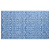 Mittelalterlicher Querdamast - Kobalt-Blau und Stoff (Yard (91,4 cm))