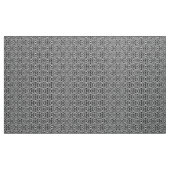 Mittelalterlicher Querdamast - Schwarzweiss Stoff (Yard (91,4 cm))