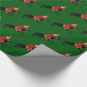 Mittelalterlicher Reiter Geschenkpapier (Ecke)