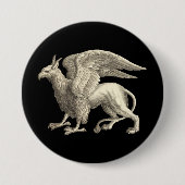 Mittelalterlicher Renaissance-Greif Button (Vorderseite)