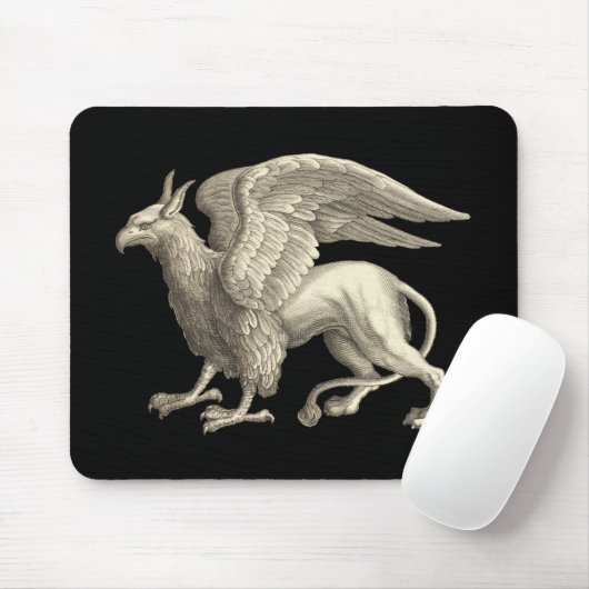 Mittelalterlicher Renaissance-Greif Mousepad (Mit Mouse)