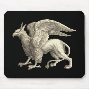 Mittelalterlicher Renaissance-Greif Mousepad