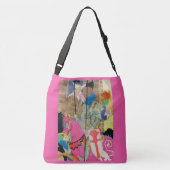 Mittelalterlicher Ritter auf dem Pferd Tragetaschen Mit Langen Trägern (Rückseite)