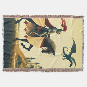 Mittelalterlicher Ritter/Drache/Burgfantsänger Decke