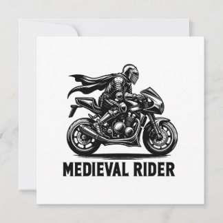 Mittelalterlicher Ritter Einladung