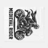 Mittelalterlicher Ritter Fleecedecke (Vorderseite (Horizontal))