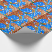 Mittelalterlicher Ritter Geschenkpapier (Ecke)