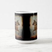 Mittelalterlicher Ritter in Spanien Verwandlungstasse (Zentrum)