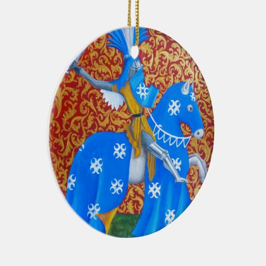 Mittelalterlicher Ritter Keramik Ornament (Rechts)