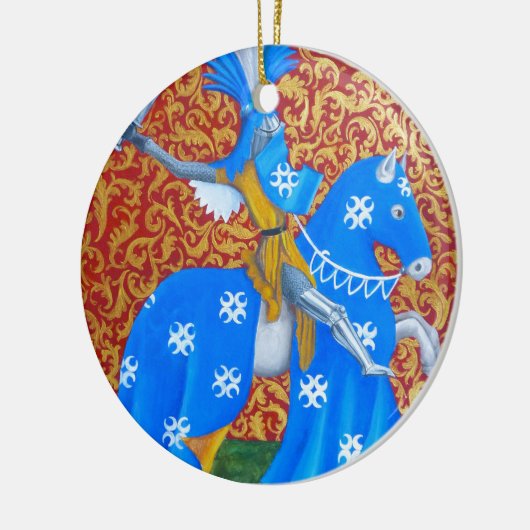 Mittelalterlicher Ritter Keramik Ornament (Links)