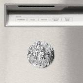 Mittelalterlicher Ritter Magnet (In Situ (Geschirrspüler))