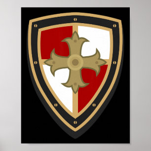 Mittelalterlicher Ritter - Mittelalterlicher Renai Poster