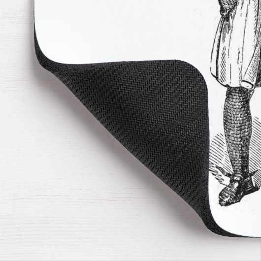 Mittelalterlicher Ritter Mousepad (Ecke)