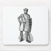 Mittelalterlicher Ritter Mousepad (Vorne)