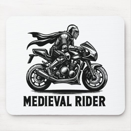 Mittelalterlicher Ritter Mousepad (Vorne)