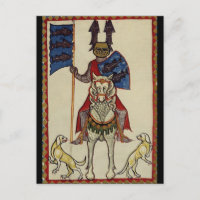 Mittelalterlicher Ritter nach vorn