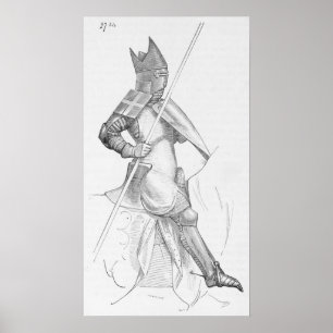 Mittelalterlicher Ritter Poster