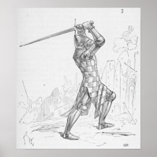 Mittelalterlicher Ritter Poster