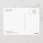 Mittelalterlicher Ritter Postkarte (Rückseite)