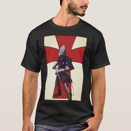 Mittelalterlicher Ritter T-Shirt (Vorderseite)