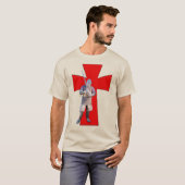 Mittelalterlicher Ritter T-Shirt (Vorne ganz)