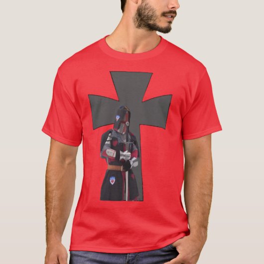 Mittelalterlicher Ritter T-Shirt (Vorderseite)