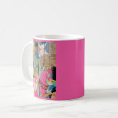 mittelalterlicher Ritter zu Pferd Kaffeetasse (Vorderseite Links)