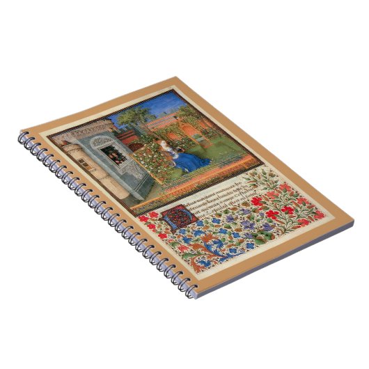 mittelalterlicher Rose Notizblock (Rechte Seite)