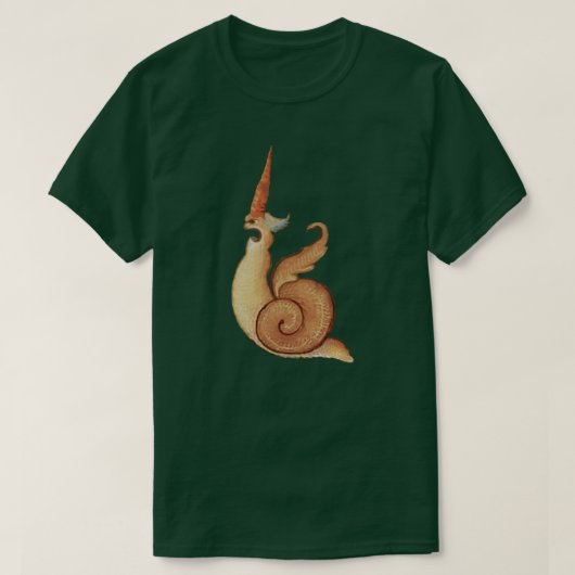 mittelalterlicher T - Shirt "Screaming Snail" (Design vorne)