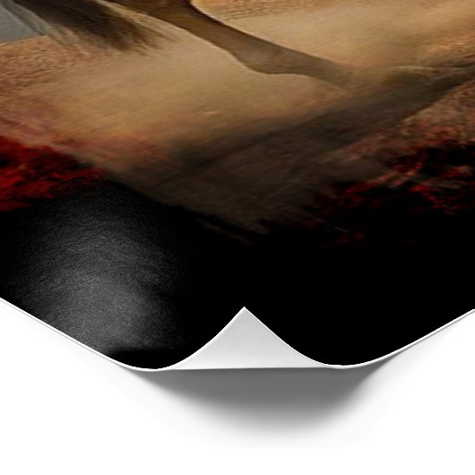 Mittelalterlicher Templar Knight Poster (Ecke)