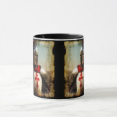 Mittelalterlicher Templar Knight Tasse (Zentrum)
