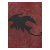 Mittelalterlicher Vintager Fantasiedrache Tischdecke (Vorderseite)