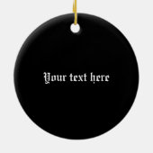 Mittelalterlicher walisischer Drache Personalisier Keramik Ornament (Hinten)