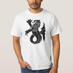 Mittelalterlicher Wappenkunde Seelöwe Wert-T - T-Shirt