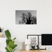 Mittelalterlicher Winternachmittag Poster (Heimbüro)