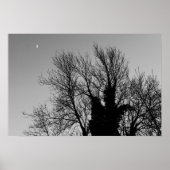 Mittelalterlicher Winternachmittag Poster (Vorne)