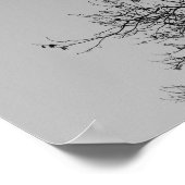 Mittelalterlicher Winternachmittag Poster (Ecke)