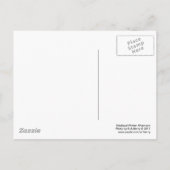 Mittelalterlicher Winternachmittag Postkarte (Rückseite)