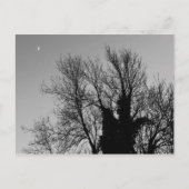 Mittelalterlicher Winternachmittag Postkarte (Vorderseite)