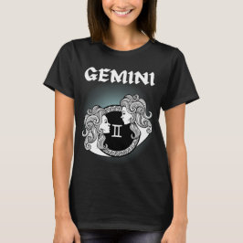 Mittelalterlicher Zodiac Gemini T-Shirt