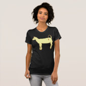 Mittelalterliches Art-Einhorn T-Shirt (Vorne ganz)