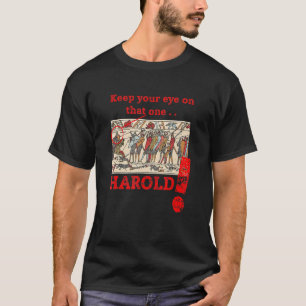 Mittelalterliches Bayeux Tapestry Quirky Historisc T-Shirt