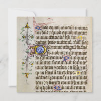 mittelalterliches, beleuchtetes Manuskript